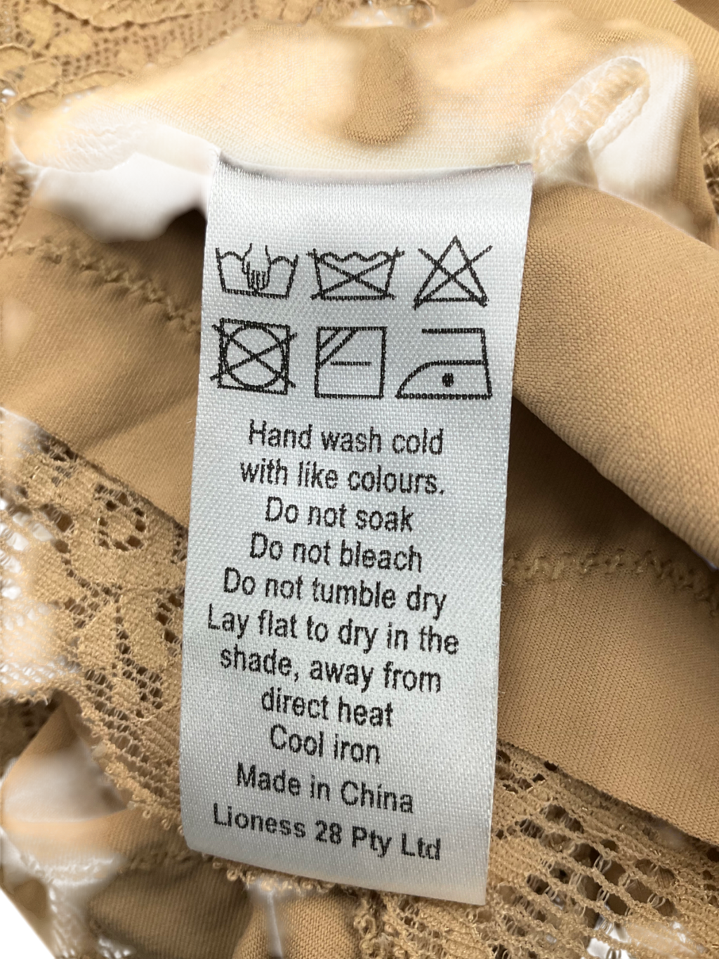 Lioness Beige Top Model Cami UK S