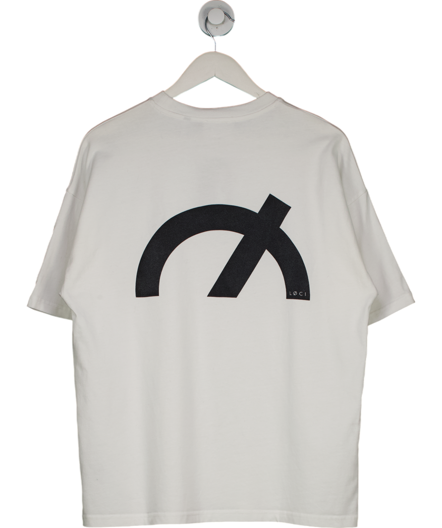 Loci White Logo T-shirt UK S