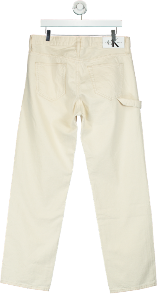 Calvin Klein Jeans White Carpenter Trousers W31