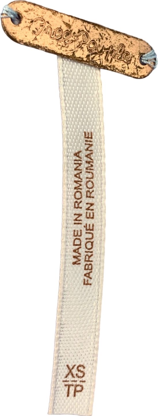 Andreea Tincu Blue Knitted Mini Skirt UK 6