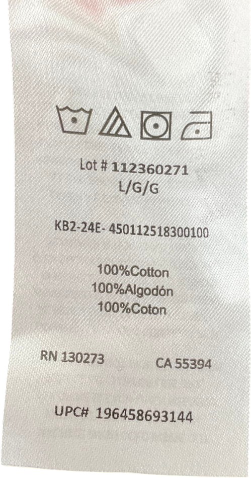 Lee X Hey Dude Pink Printed T-shirt UK L