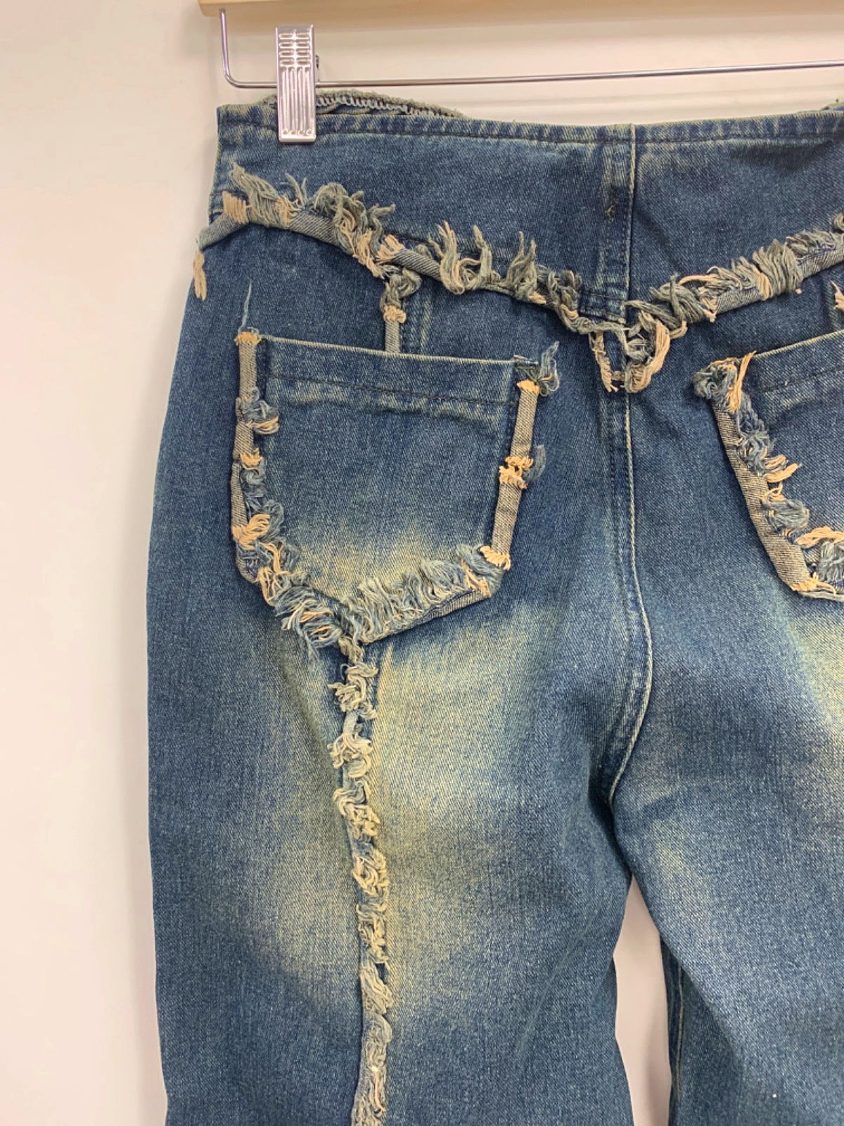 Mars The Label Blue Distressed Denim Jeans UK S