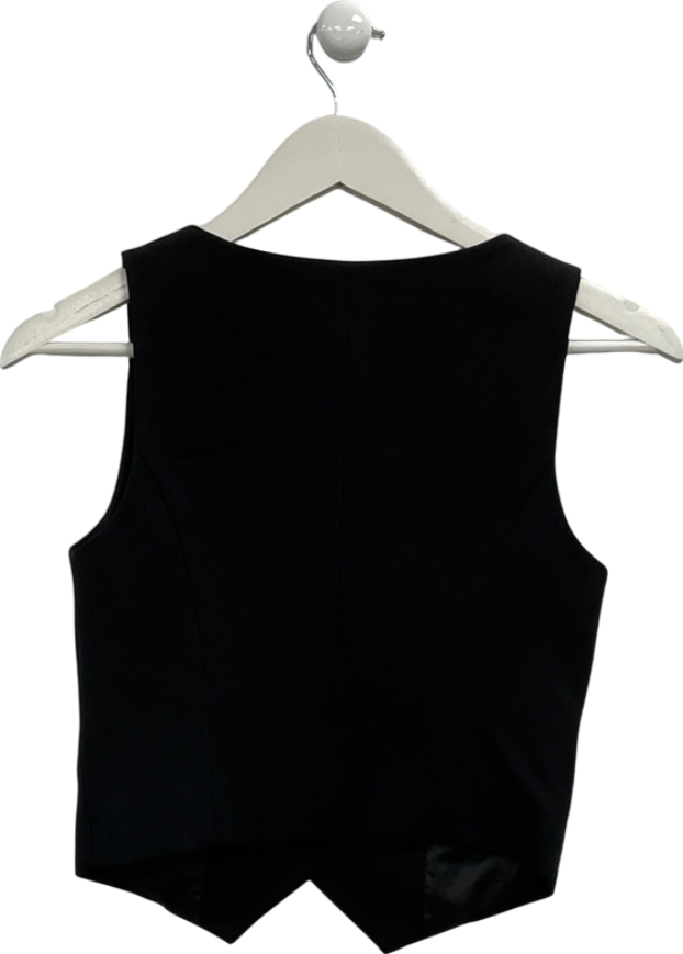 BOA Black Classic Tailored Waistcoat UK XS