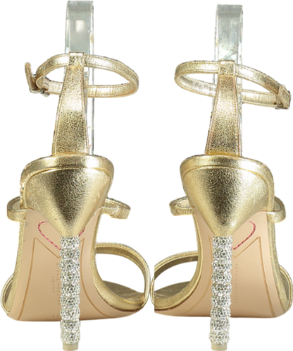 Sophia Webster Metallic Rosalind Crystal Sandal UK 8 EU 41 👠