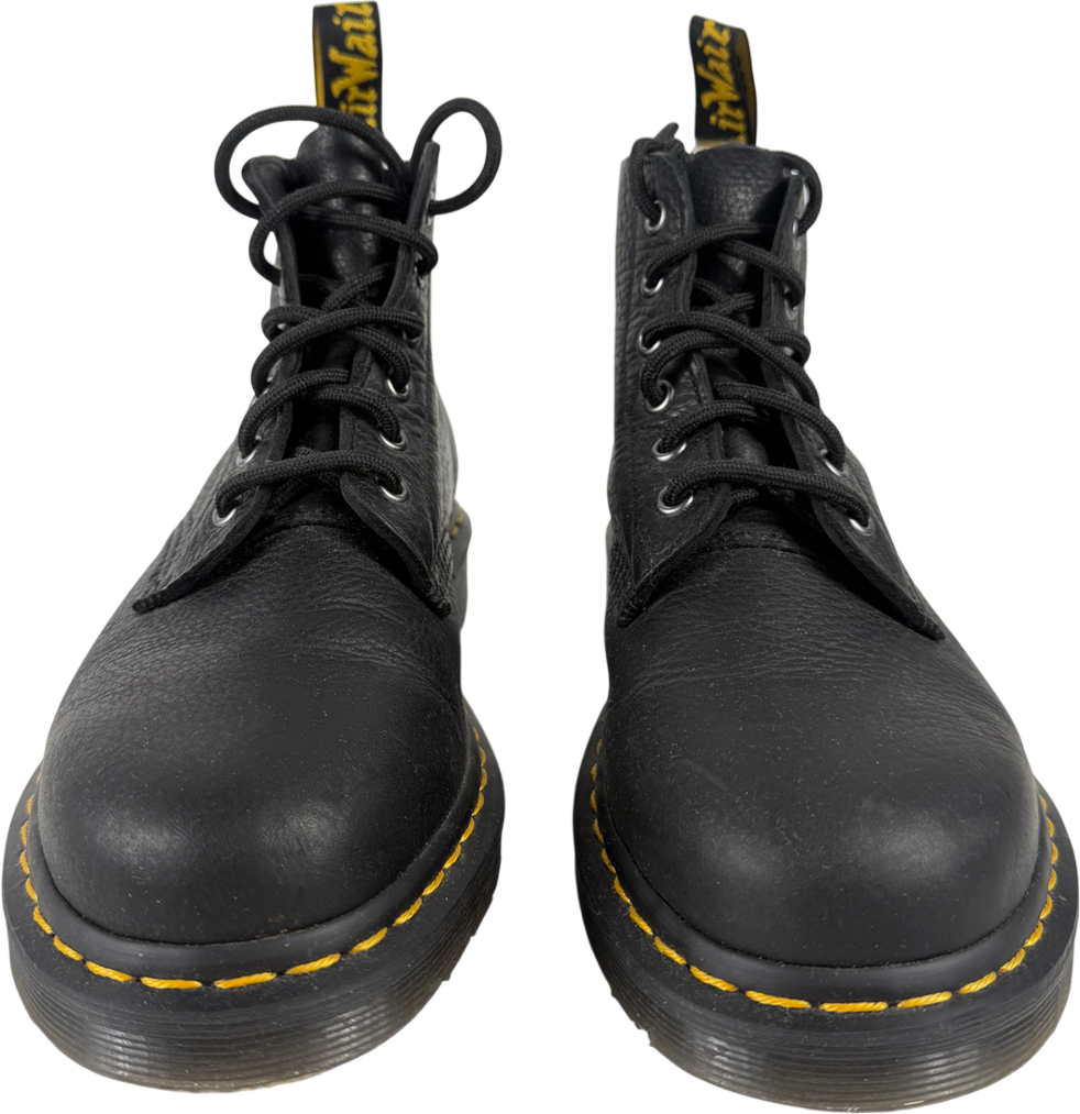Dr Martens Black 1460 Pascal Virginia Lace-up Leather Boots UK 6.5 EU 39.5 👠