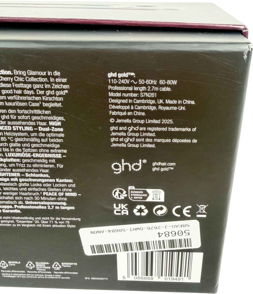 GHD Gold Hair Straightener In Cherry Chic Purple One size