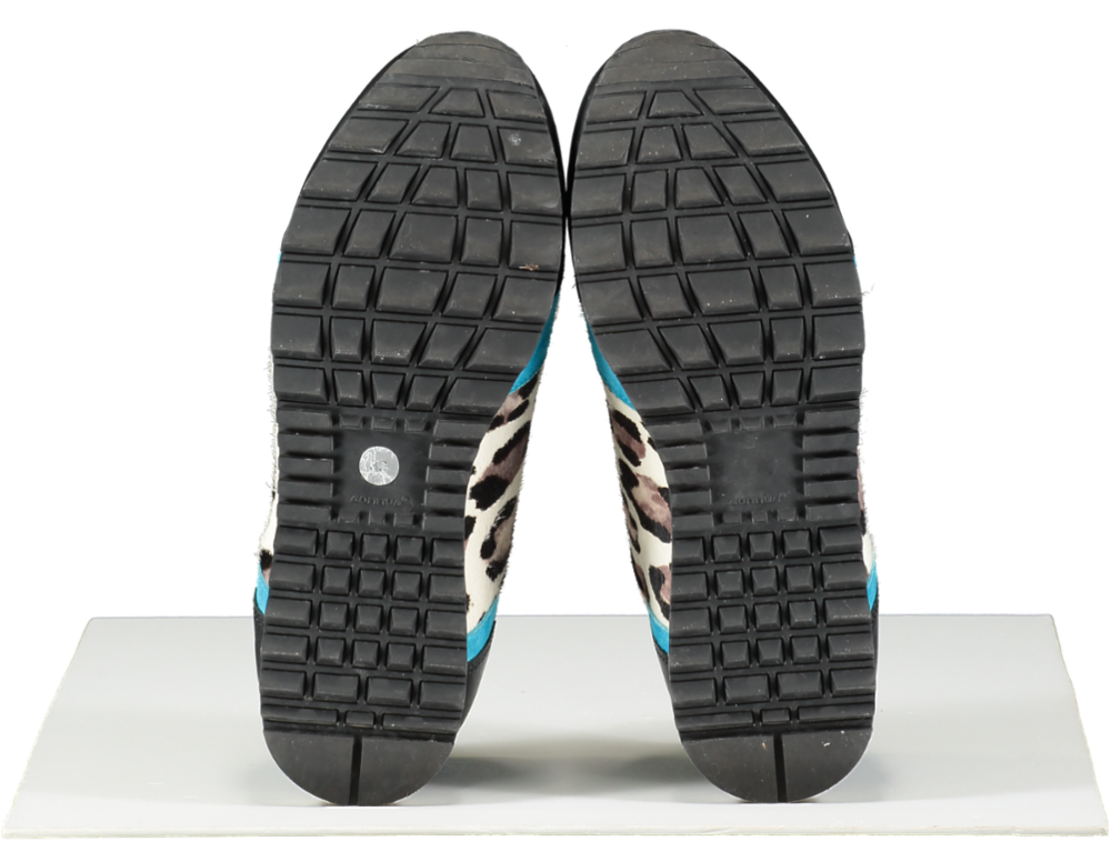 Gina Black Leopard Print Trainers UK 3 EU 36 👠