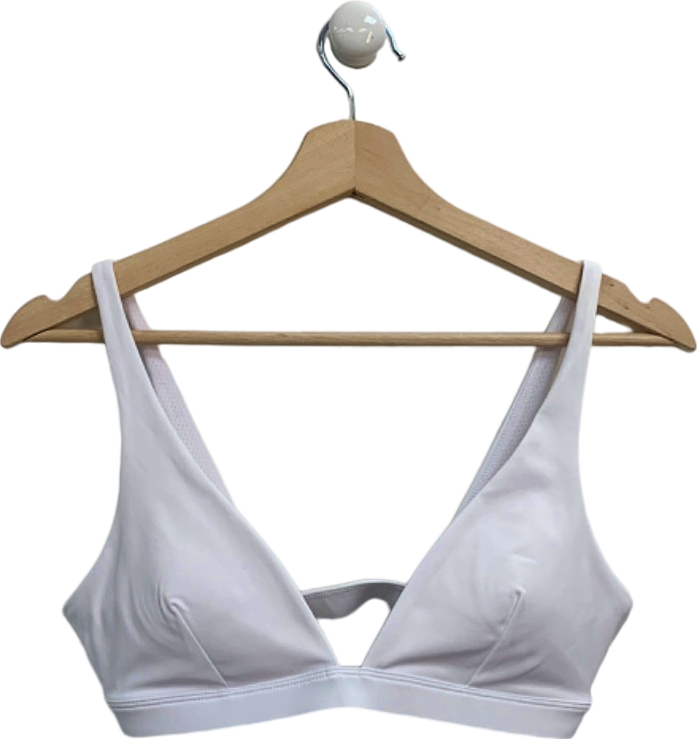 CSB White Sports Bra UK M