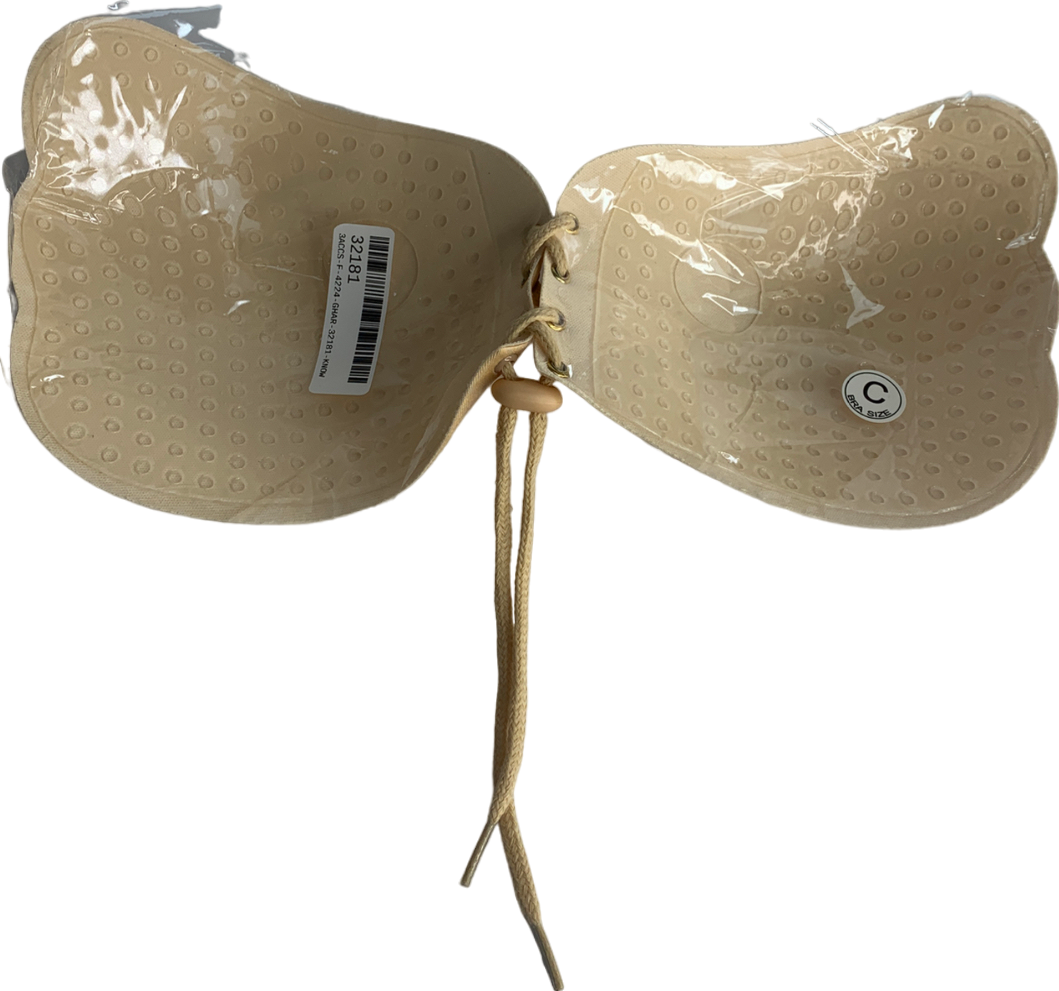 SHEIN Beige Sticky Bra UK 34C