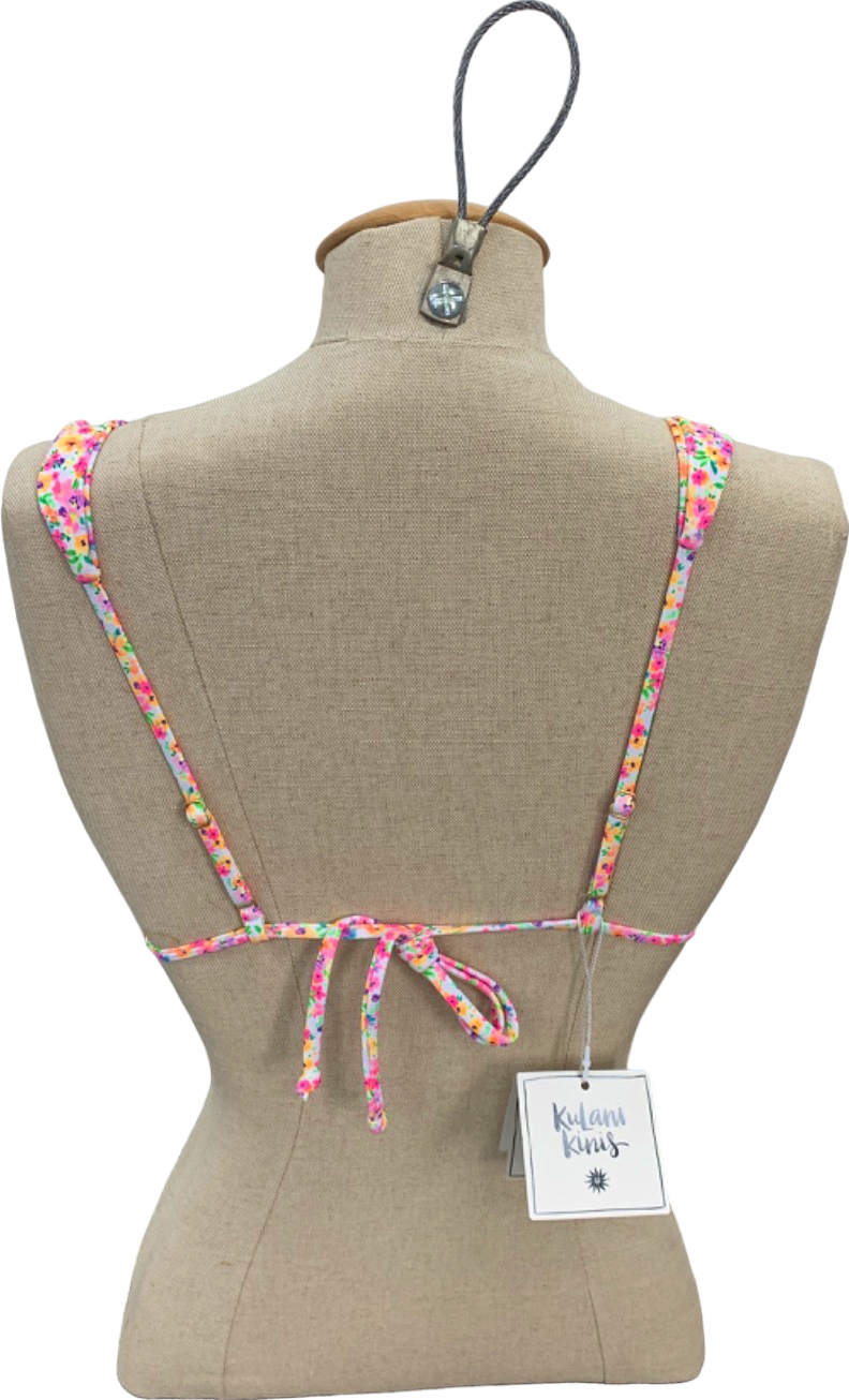 Kulani Kinis Multicolour Floral Bikini Top UK S