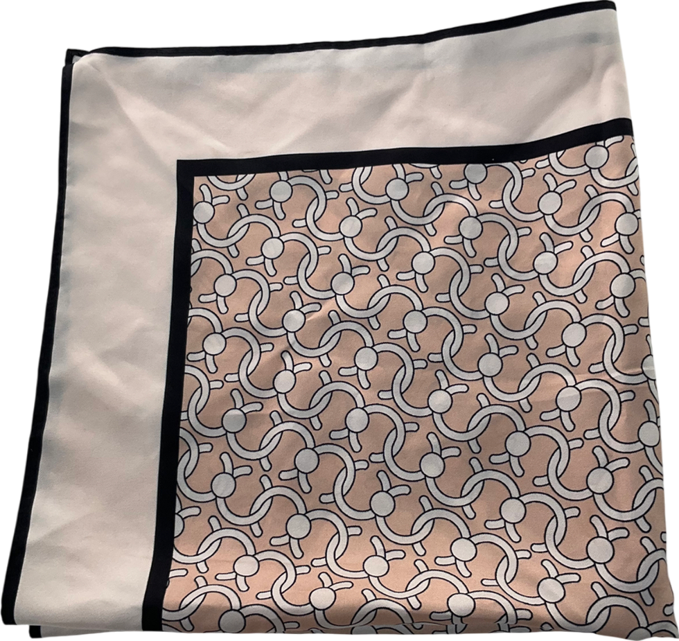 Cafune Pink C Lock Neck Scarf