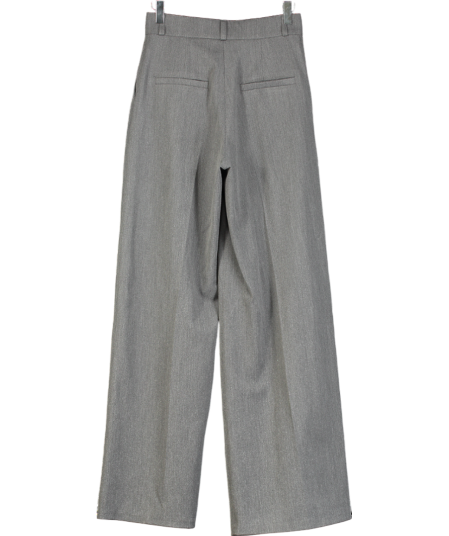 COOSH Grey Flare Palazzo Wrapped Pants UK XS