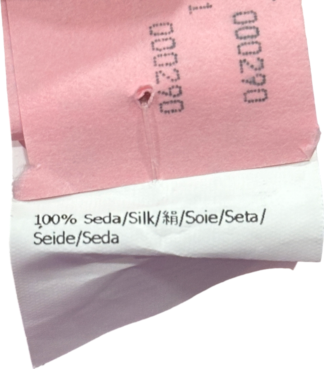 Loewe Beige Striped Silk Scarf Top UK M