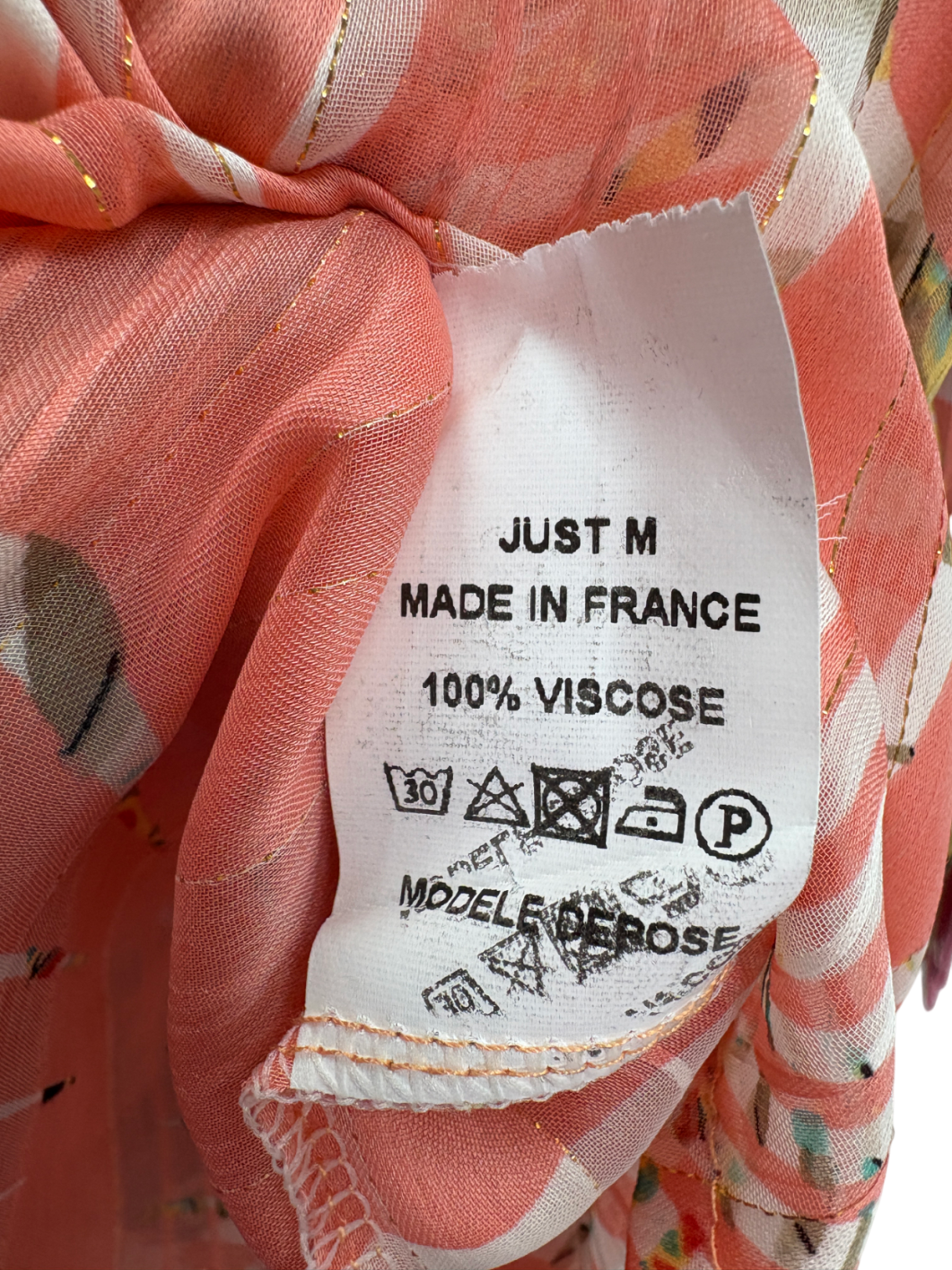 Just M Pink Boho Top UK S/M