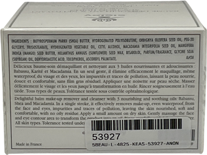 Sisley Triple-oil Balm Make-up Remover And Cleanser 125g