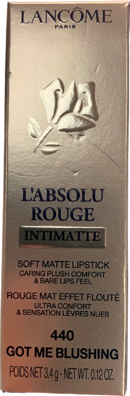 Lancôme L'Absolu Rouge Intimatte Lipstick Got Me Blushing 3.4g