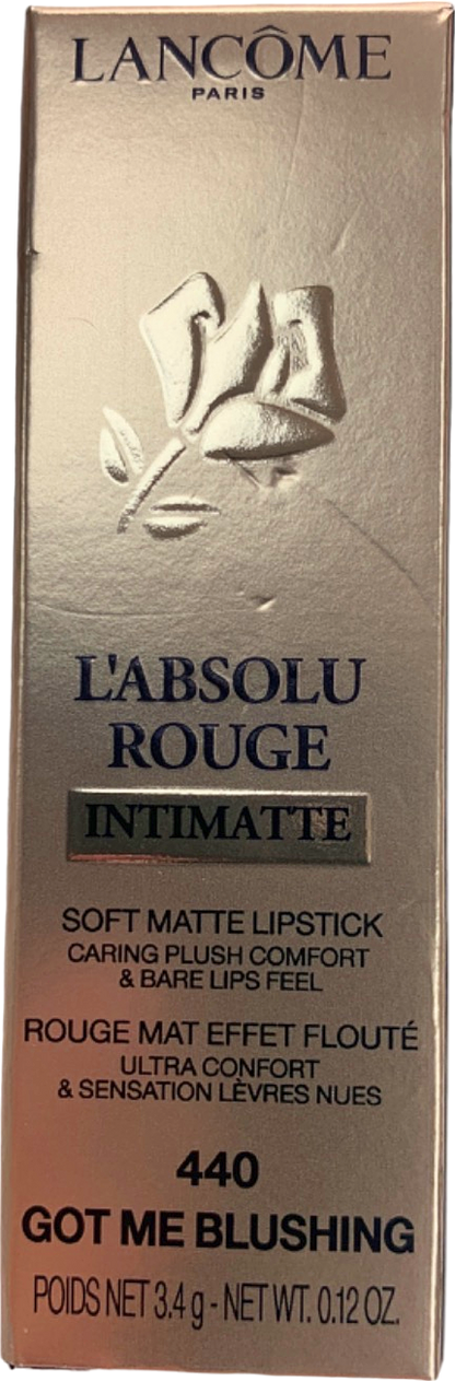 Lancôme L'Absolu Rouge Intimatte Lipstick Got Me Blushing 3.4g