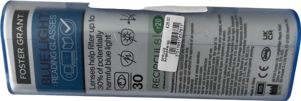 foster grant Spruce Lenses Black +1.5