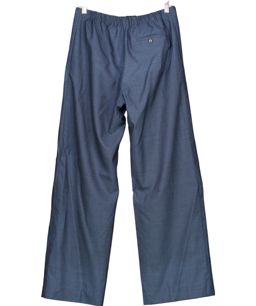 Acne Studios Blue Tailored Wool Trousers - Size 34 UK XS