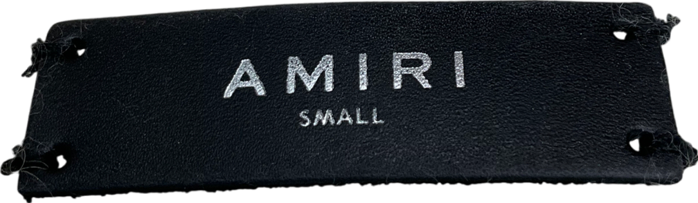 Amiri Cream Cashmere Blend Cable Knit Cardigan UK S