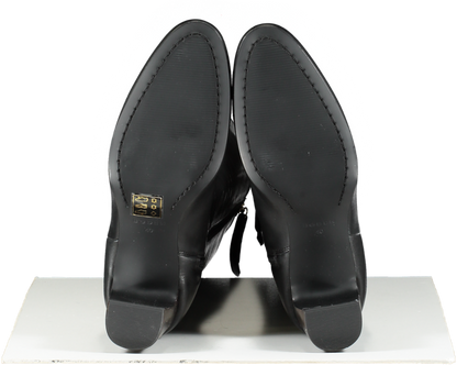 Boden Black Erica Knee High Leather Boots UK 7 EU 40 👠