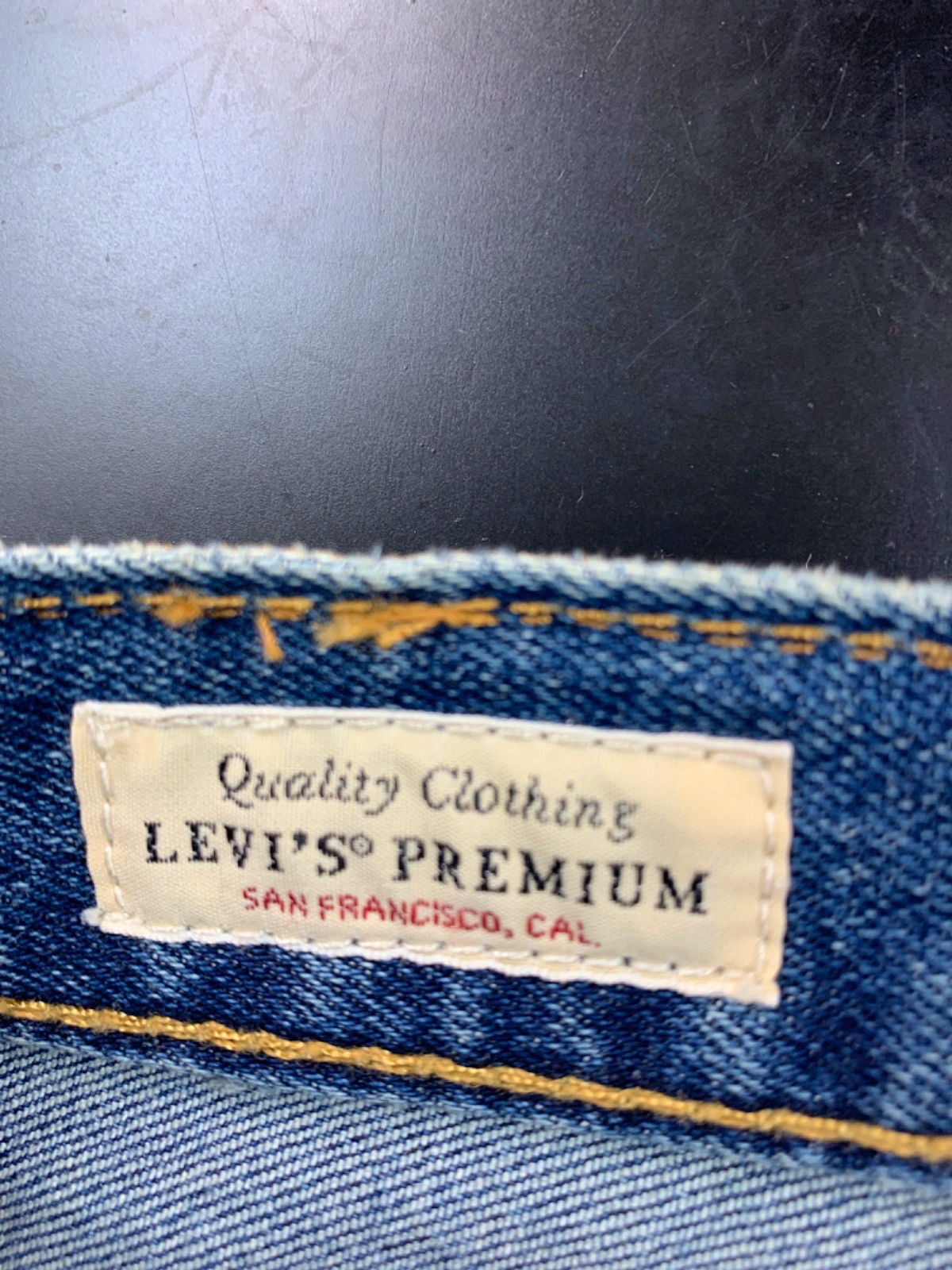 Levi's Blue 501 Original Stretch Extensible Jeans W30 L32