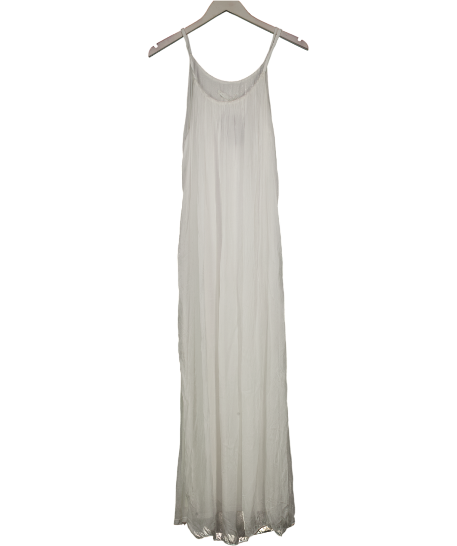White Maxi Dress UK S