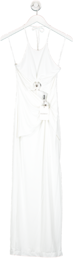 Bardot White Neve Maxi Dress UK XS