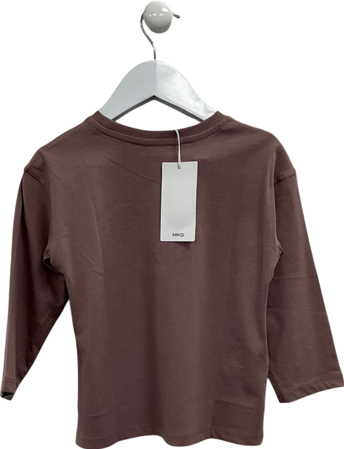 MANGO Purple Animal Print Long Sleeve T-shirt 18-24 Months