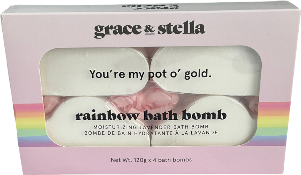 Grace & Stella Rainbow Bath Bombs 120g