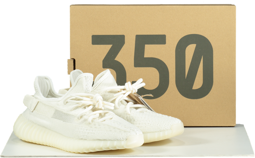 Adidas Cream White Yeezy Boost 350 V2 UK 7