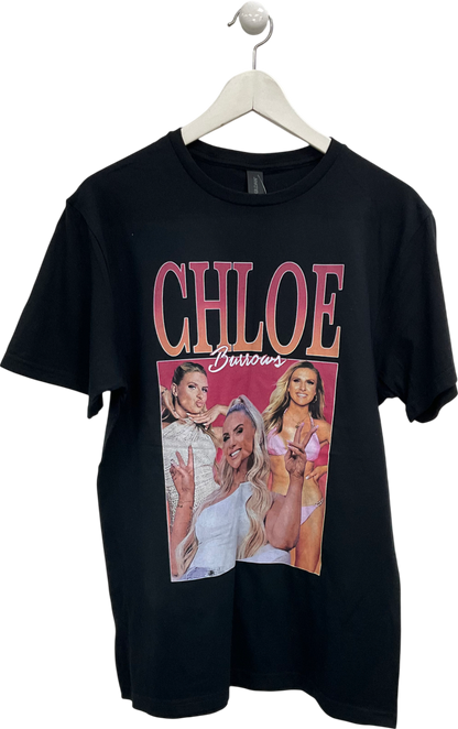 Gildan Black Chloe Burrows T-shirt UK L