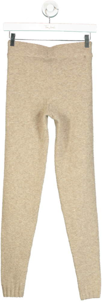 H&M Beige Knit Leggings UK XS