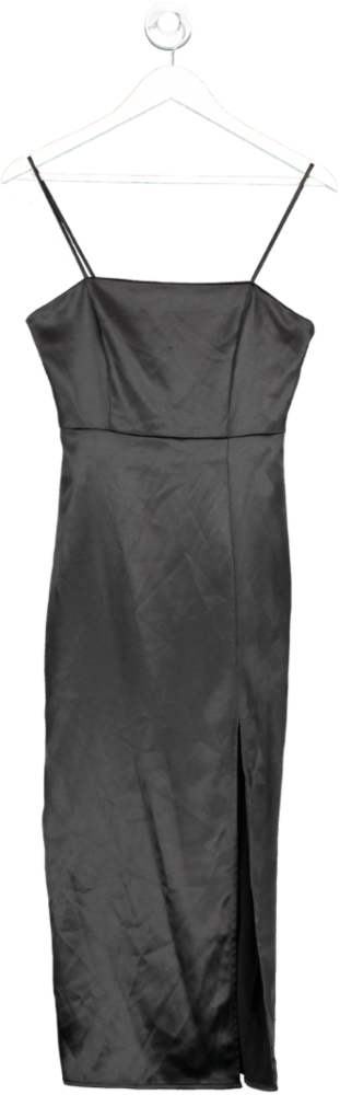 ZARA Black Sleeveless Midi Dres UK XS