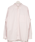 Uniqlo Pink Striped Oxford Oversized Shirt UK L