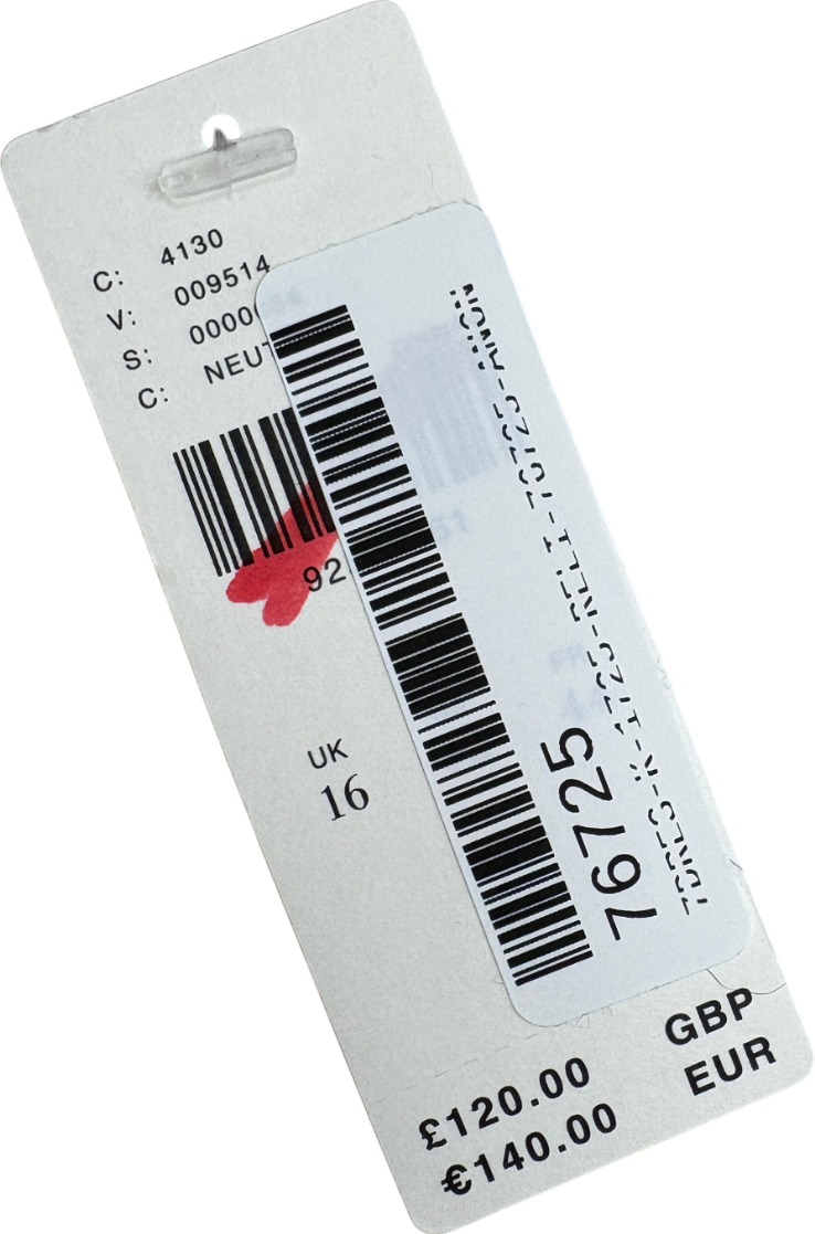 Anthropologie Beige Faux Leather Scoop Neck Shift Mini Dress UK 16