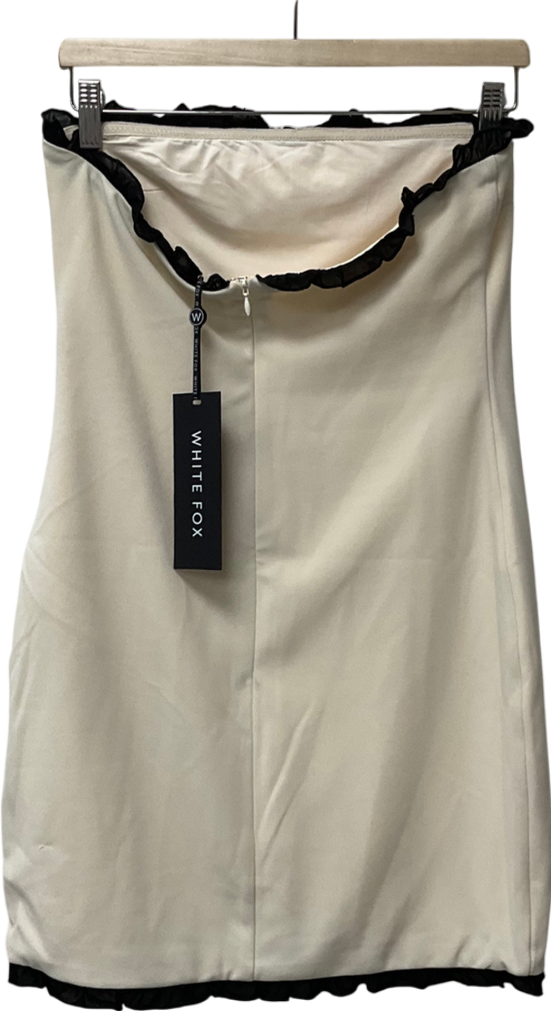 White Fox White In Sync Mini Dress UK XL