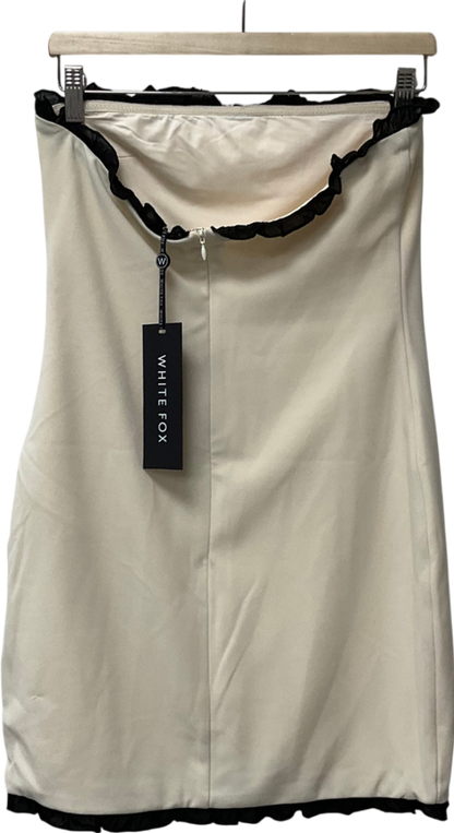 White Fox White In Sync Mini Dress UK XL