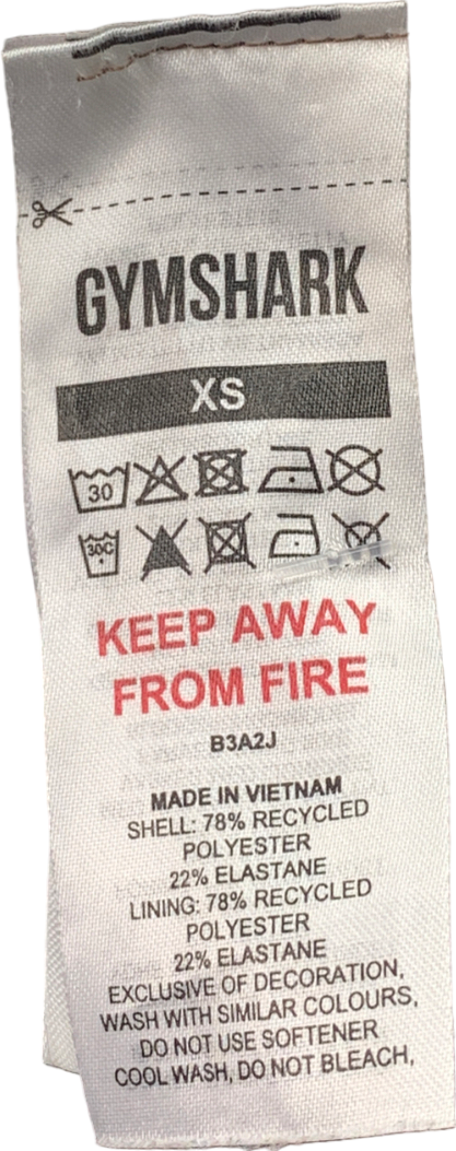 gymshark Brown Minimal Sports Bra UK XS