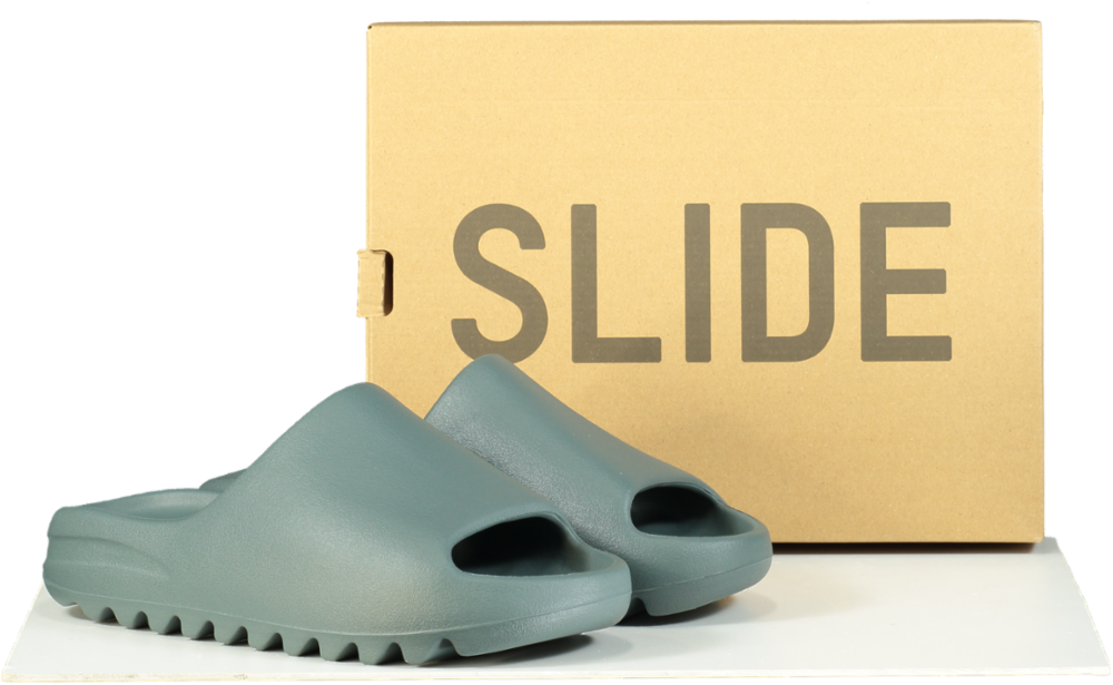 Adidas Green Yeezy Slide UK 8