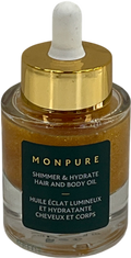 monpure Shimmer & Hydrate Hair And Body Oil 30ml