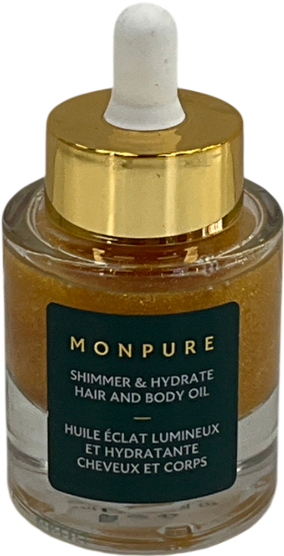 monpure Shimmer & Hydrate Hair And Body Oil 30ml