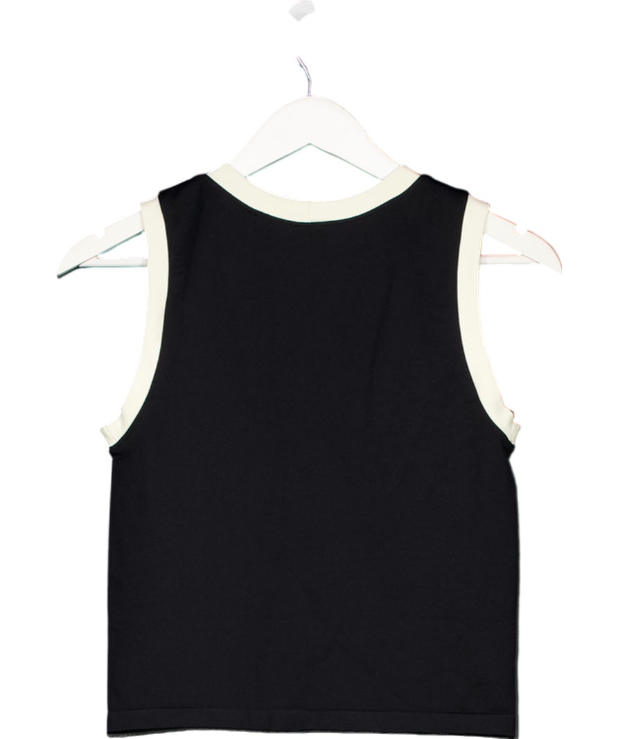 ASOS Black Seamless Crew Neck Tank Top UK L