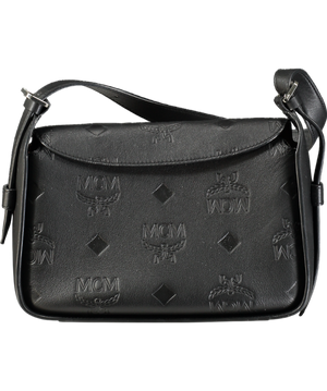 MCM Black Aren Leather Shoulder Bag Crossbody Bag One Size
