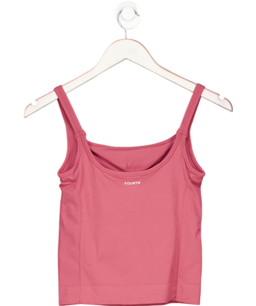 4th & Reckless Pink Berry Sculpting Seamless Gym Vest Top- Dua UK S