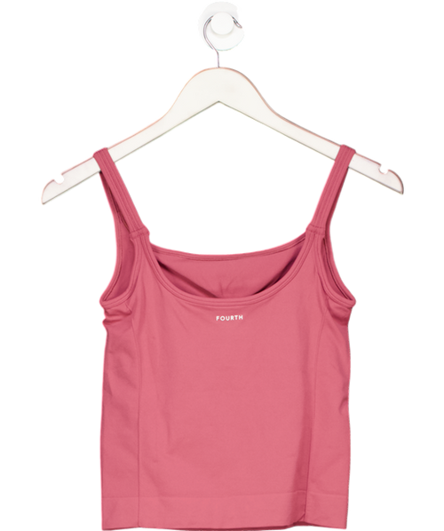 4th & Reckless Pink Berry Sculpting Seamless Gym Vest Top- Dua UK S