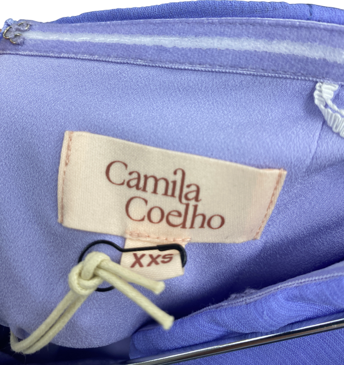 Camila Coelho Purple Loire Maxi Dress Gown UK XXS