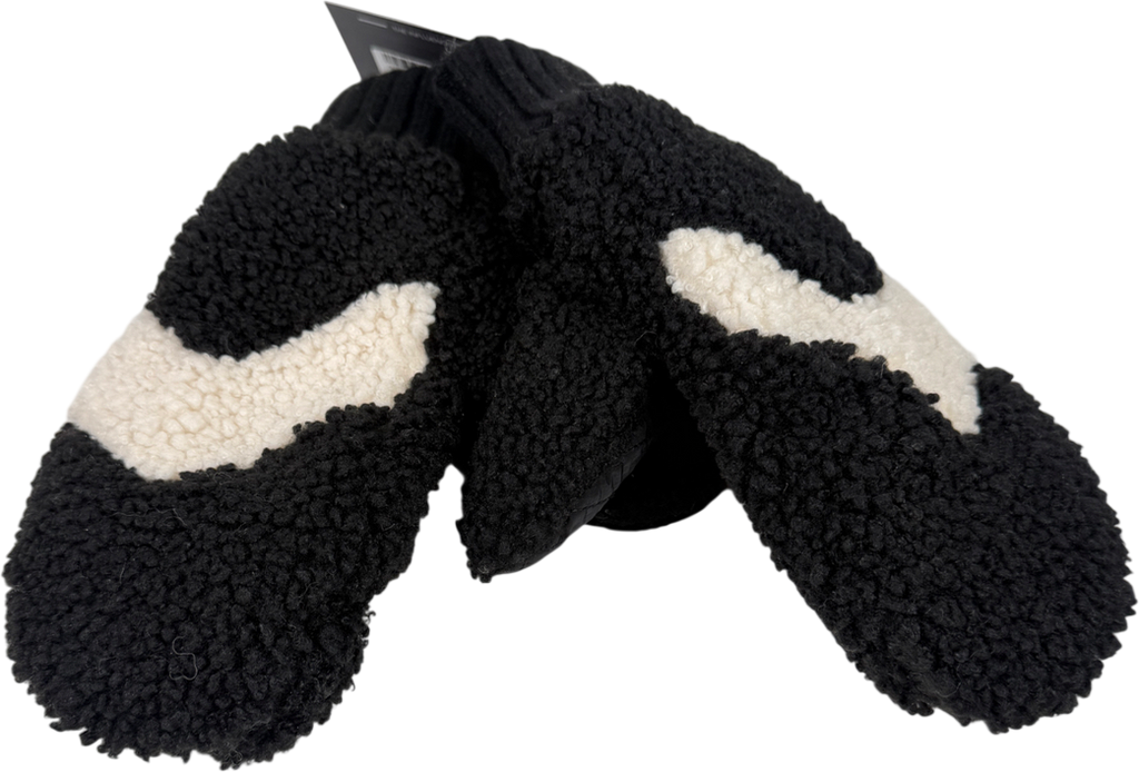 Varley Black Heyward Sherpa Mitten One Size