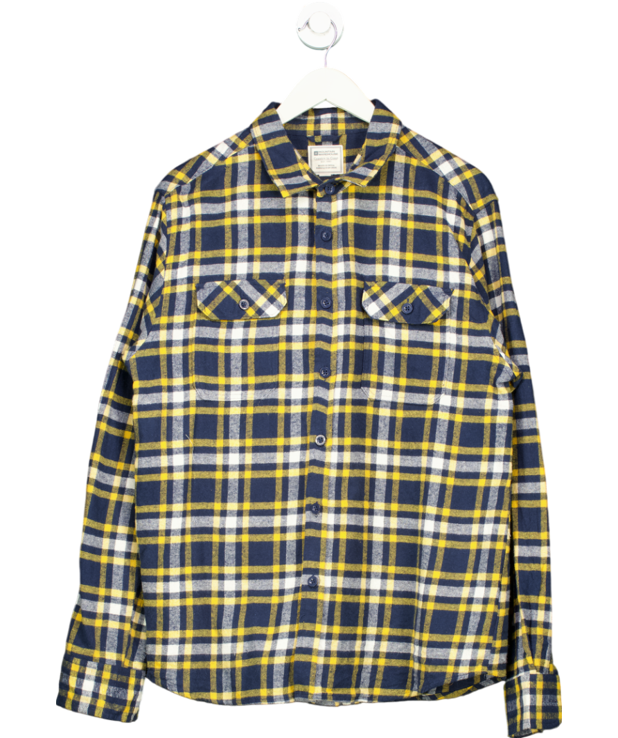 Mountain Warehouse Blue Flannel Long Sleeve Shirt UK L