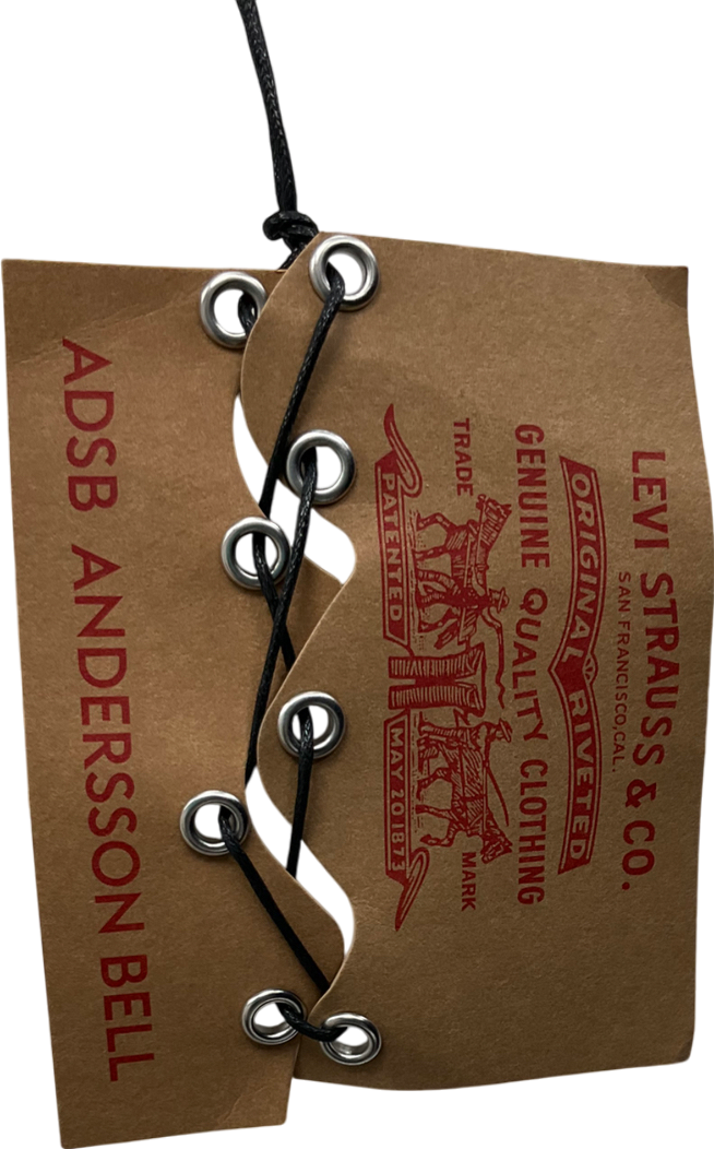 levis White X Adsb Anderson Bell Cinched Waist Jacket UK L